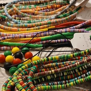 Colorful Beaded Necklace Set